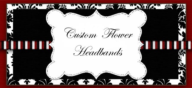 Custom Fabric Flower Headbands