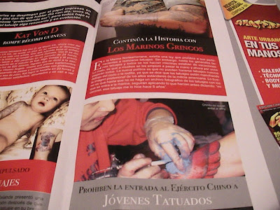 Mexican Tattoo Magazine Stole Photos