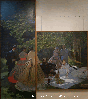 le déjeuner sur l'herbe de Monet