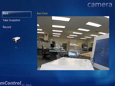 mcontrol CCTV interface