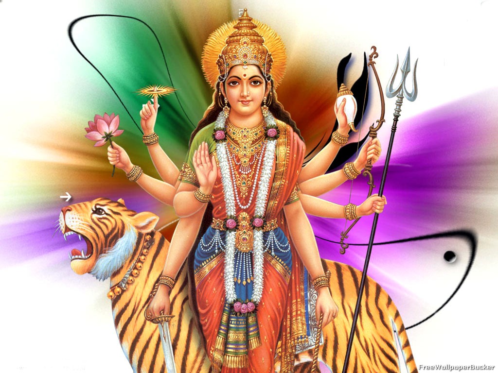 Lindsay  Goddess Durga Mantra Wallpapers