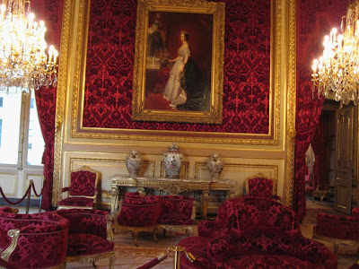 Opulent chambers of Napolean III at the Louvre