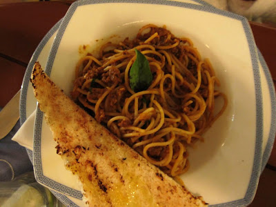 Spaghetti Bolognaise at The Galaxy Grill