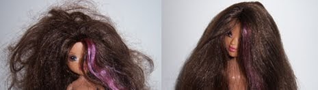 how do you fix frizzy doll hair