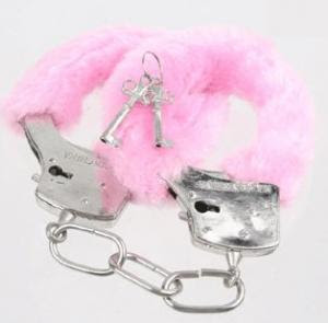 pink handcuffs feature