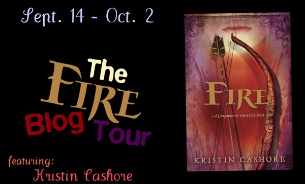 Kristin Cashore Blog Tour: Getting to Know the Characters of Fire & CONTEST