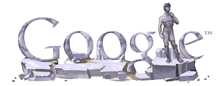 Michelangelo%27 s Birthday Google logo