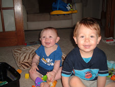 my 2 happy munchkins