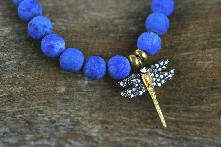 Lapis with Dragonfly