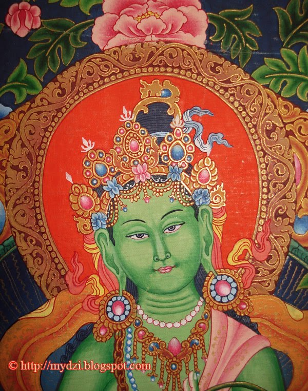 Newari Green Tara Thanka
