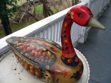 Painted Strawberry Duck