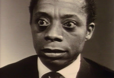 picture of James Baldwin from documentary film