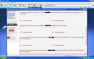 Shows thousands of email addresses