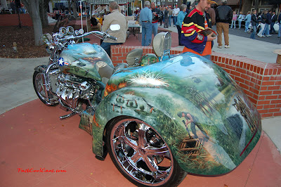 MOTORCYCLE PAINT JOB @ auto world show