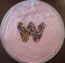 Daughter's "W" birthday cake