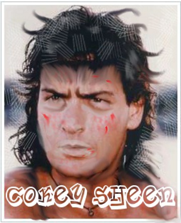 charlie sheen superhero