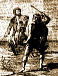 Juan Moreira pelea con Coliqueo