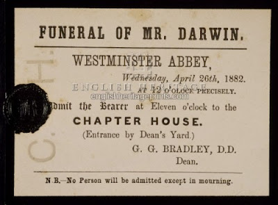 darwin charles 1882 died