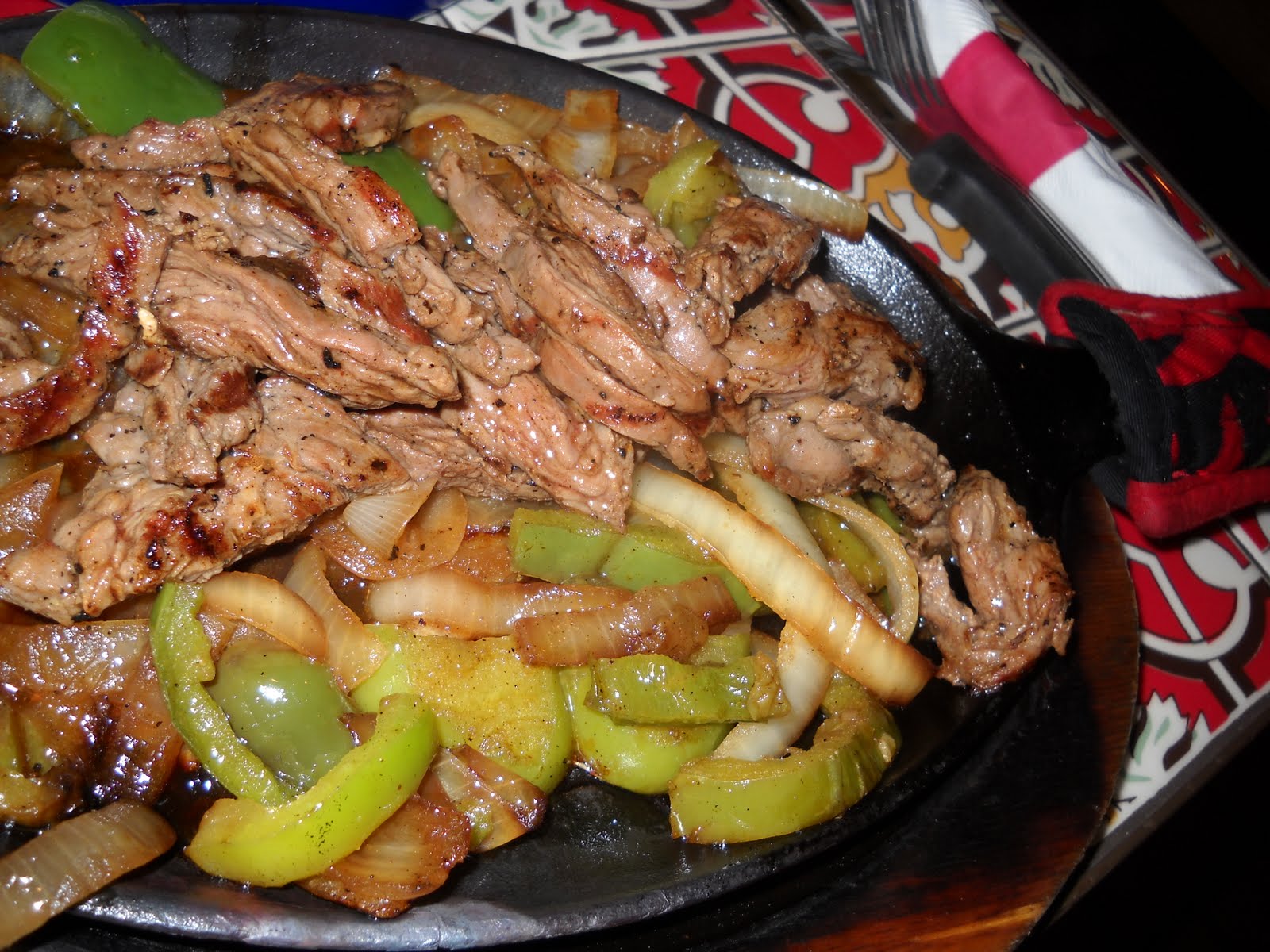 From Tracie The Only Way to Eat Fajitas
