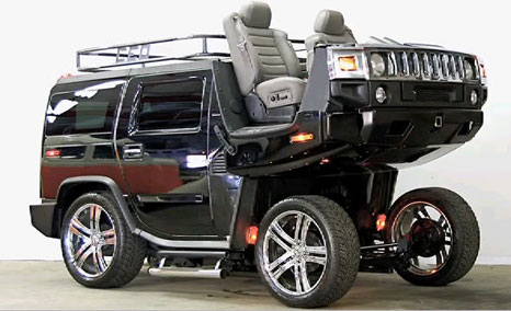 Hummer H3 two horse power