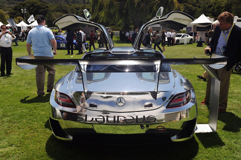 Mercedes-Benz SLS AMG GT3 shine on Monterey
