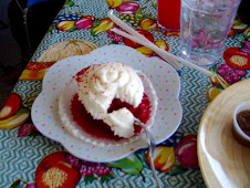 a legendary red velvet cupcake at Auntie Em's in LA