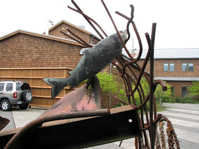 Fish Sculpture at the Seafood Center, Astoria, Oregon