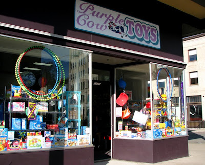 Store Front, Purple Cow Toys, Astoria, Oregon