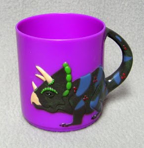 Triceratops Plastic Dinosaur Childrens' Drinking Cup