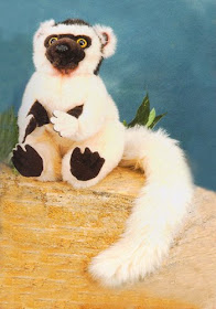 Sifaka Lemur Stuffed Animal