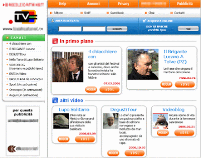 Screenshot sito infetto