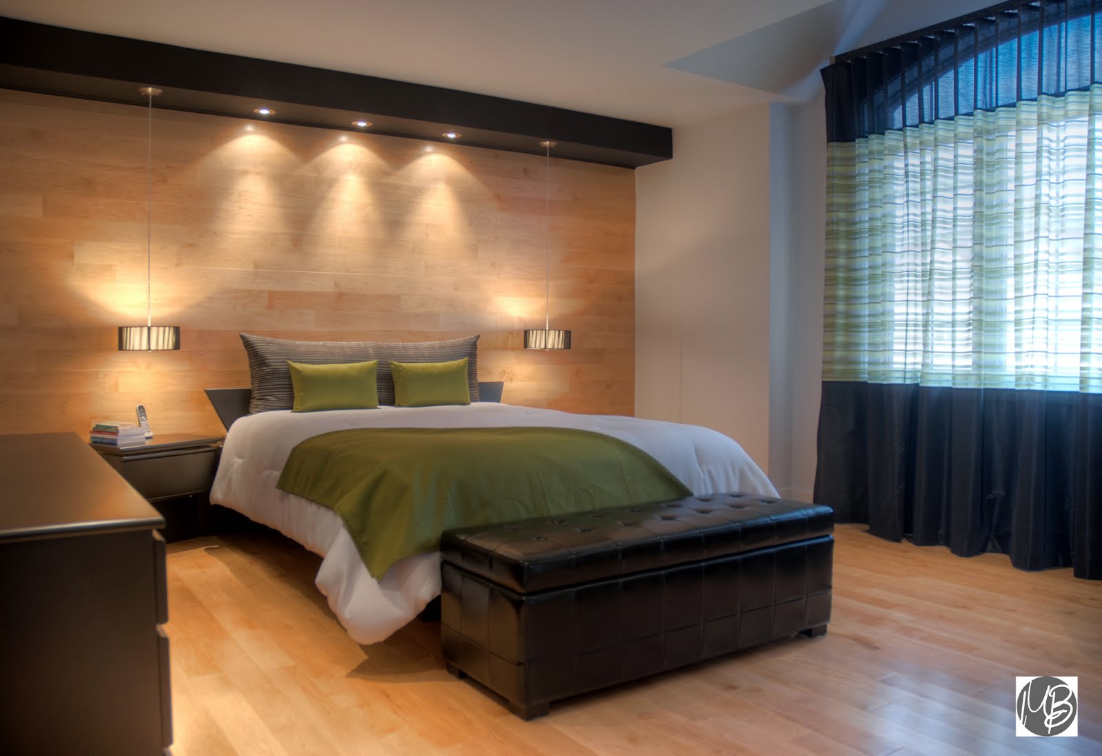 L'espace dÃco: habiller murs, fenêtre et lit... dans la chambre à ...