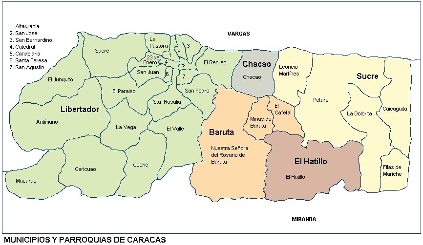 Download Capital De Venezuela En El Mapa PNG