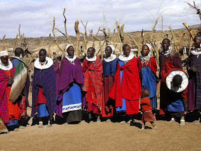 Imagini Kenya: femei masai Femei masai