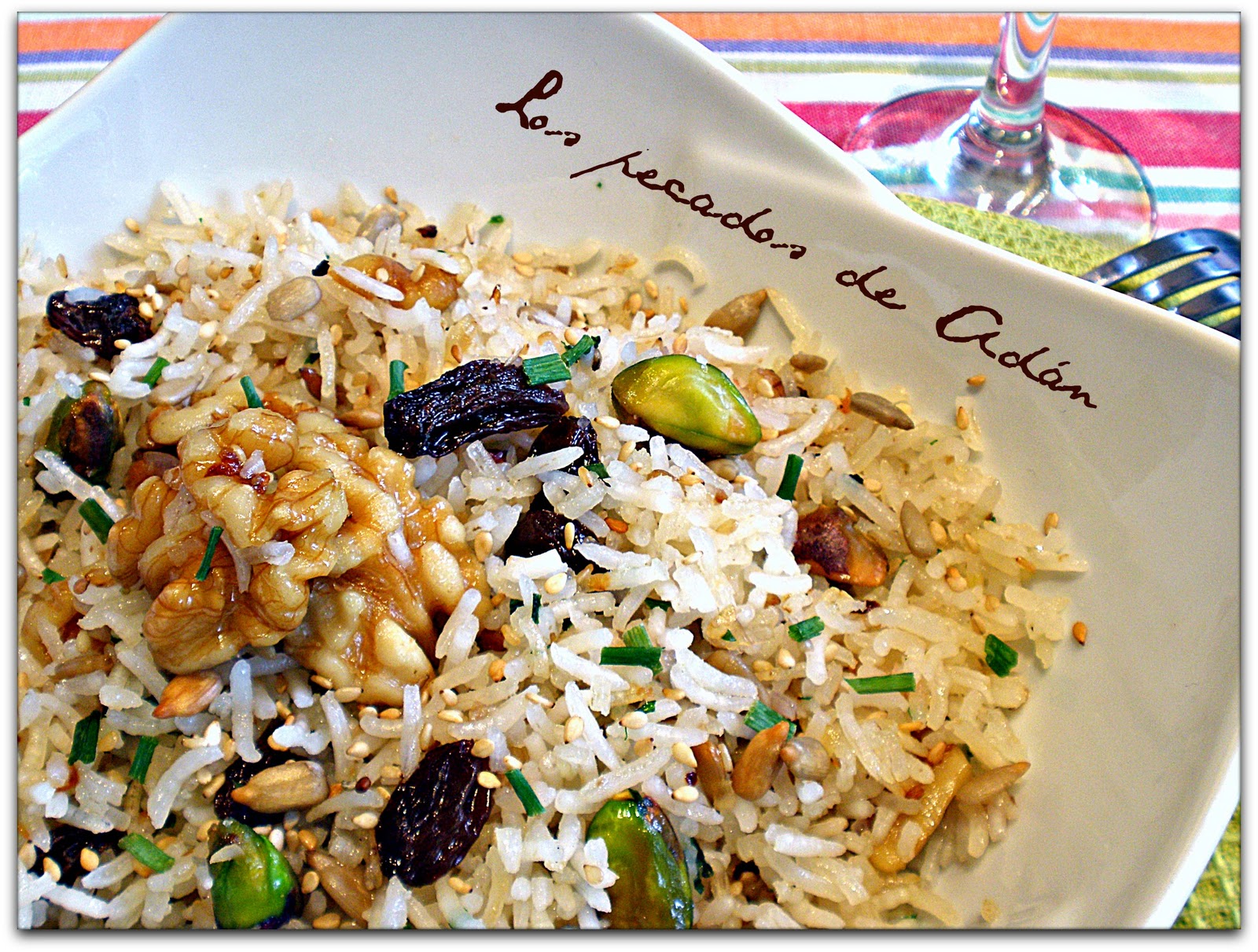 Los pecados de Adán ARROZ BASMATI CON FRUTOS SECOS