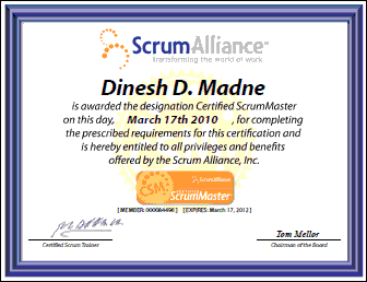 scrum alliance certified scrum master test answers