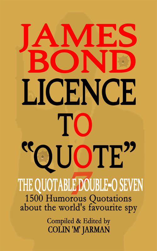 JAMES BOND QUOTES BOOKS quotes on family bonds. JAMES BOND QUOTES BOOKS