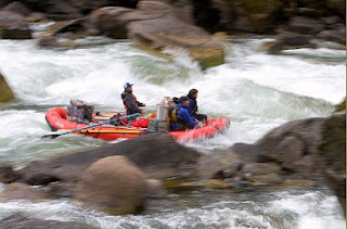 Idaho river rafting trip