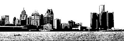 Detroit Skyline © Cornelia Schaible