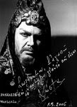 Kostas Paskalis as Nabucco, signed photo.