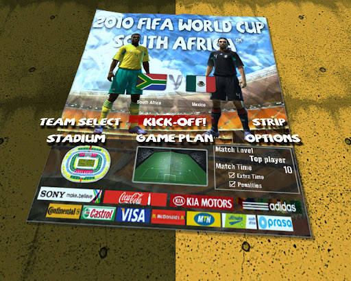  PESEdit.com 2010 World Cup Patch + Update 1.1 - ( Direct Links ( )   Match+start