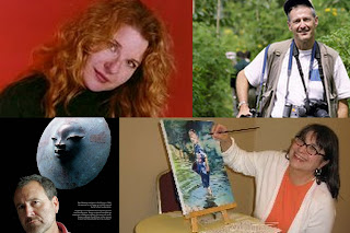from top left, Silvia, Craig, Alexis, Don