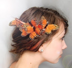 cocoon - butterfly hair comb