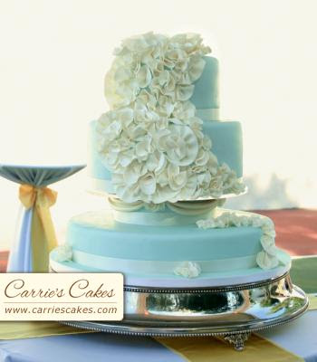 Your choice in wedding cake design makes a statement about your personality
