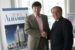Foto del Nuevo Herald sobre la empresa Agave Florida Investments LLC con su nuevo projecto de un edificio inteligente en el corazon de Coral Gables
