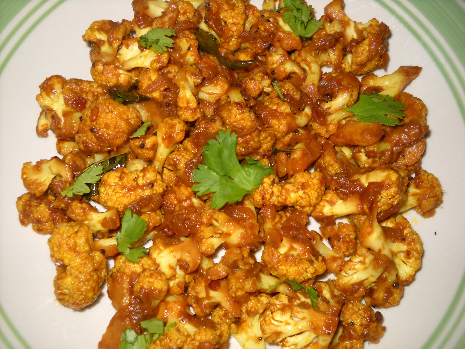 Savitha's Kitchen Cauliflower Stir Fry
