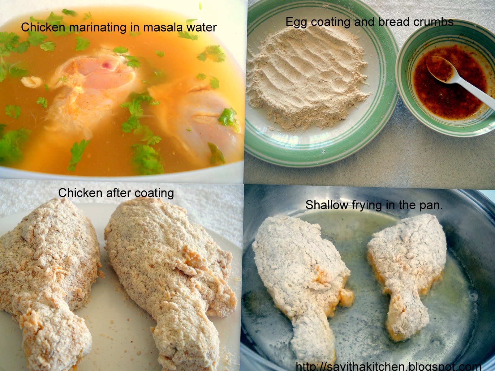 Savitha's Kitchen KFC style Chicken Drumstick