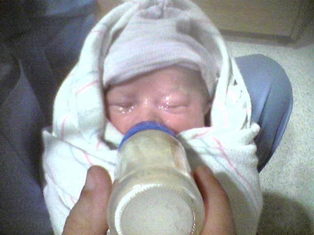 Lauren's First Feeding