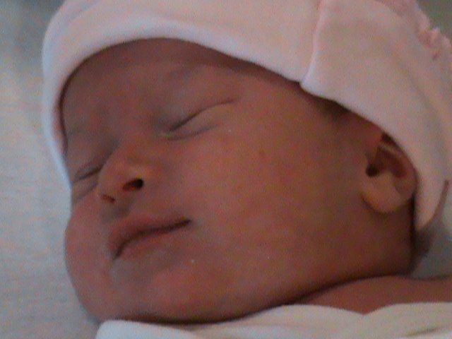 One touch of her cheek and she was happy again