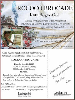 Invitation: Kara Bogaz-Gol Rococo Brocade Book Launch Fundraiser at Latitude 44 Gallery, Photo by Olga Goubar